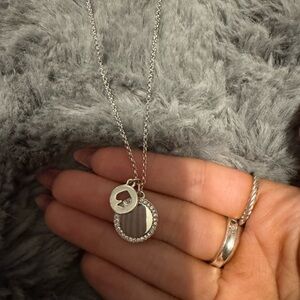 silver kate spade necklace